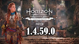 Horizon Forbidden West Pc Patch 1.4.59.0 New Update