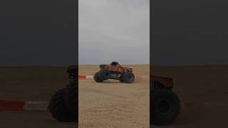 Almost lost it at the end! #monstertruck #monsterjam #gopro #stunt #fyp #4x4 #bigmerica #losi #rc