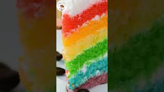 Very Beautiful Rainbow 🌈 Cake 🎂 #shorts #youtubeshorts #cake