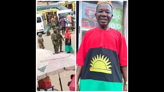 Soldiers Arrest Actor Chinwetalu Agu For  Wearing Biafra Dress