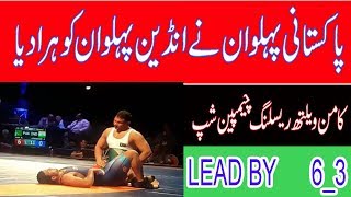 pakistani beat indian wrestler - pak vs india - pakistani wrestler vs indian wrestler