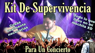 Especial Mil Suscriptores | Blog | Kit De Supervivencia Para Un Concierto