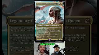 Dragon Tribal with Daenerys Targaryen! #youtubeshorts #mtg #gameofthrones