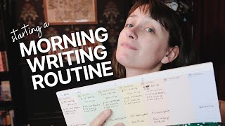 Trying to start a morning writing routine || July CampNaNo (Re)Writing Vlog