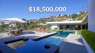 Hollywood Hills! $18,500,000 Modern Mansion in the Canyons