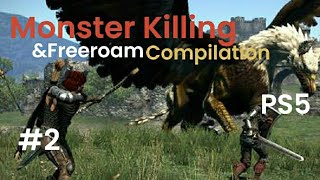 Dragons Dogma 2 - Ps5 Monster Killing Compilation Part 2