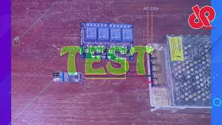 cara mengontrol motor AC dengan sensor infra merah