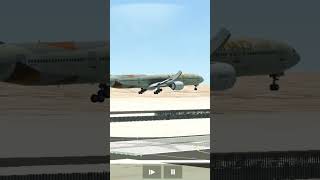 B777-300ER (Etihad) Landing #realflightsimulatorpro #realflighsimulator #shorts #boeing777