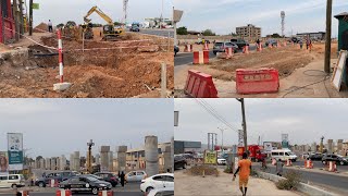 THIS MUST BE THE BIGGEST ROAD PROJECT ONGOING IN GHANA NOW 😳 || FLYOVER PROJECT ONGOING IN ACCRA