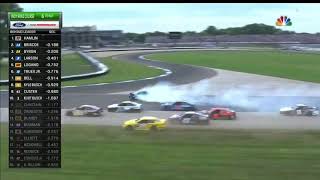 Martin Truex Jr. crash - Indianapolis Road course