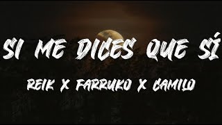 Reik, Farruko, Camilo - Si me dices que sí (letra)