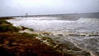 Hurricane Sandy from Willoughby Spit at high tide