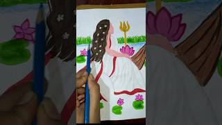 जय माता दी | Navratri special drawing| Maa drawing #ytshorts  #trending