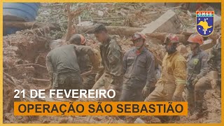 Exército Brasileiro atua em apoio à Defesa Civil em São Sebastião