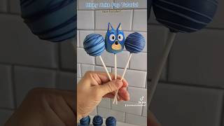 Bluey Cake pops💙🐶 #cakepops #blueycakepops #bluey #cakepop