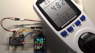 Color display with Arduino and ST7789 for CS5460A-based plug power meter