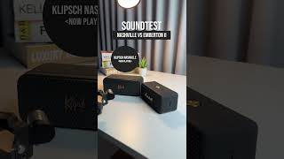 ศึกลำโพงพกพา Klipsch Nashville Vs Marshall Emberton II ตัวไหนเสียงดีกว่า? #ลำโพง #klipsch #marshall