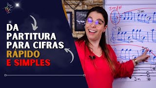 Como cifrar rápido os acordes de uma música na partitura