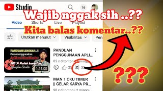 PENTINGKAH KITA MENJAWAB KOMENTAR ⁉️