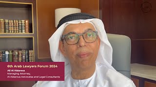 Arab Lawyers Forum 2024 - Ali Al Aidarous