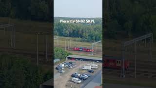 SKPL SN82 Wjeżdża na stację Łódź Widzew #poland #lodz #trainspotting