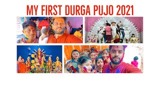 My First Durga Puja Vlog | Goddess Durga defeated demon Mahishasura | Bankura | West Bengal | 2021