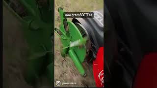 Lawn aeration: Slow motion and zooming in!