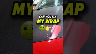 When Your Vinyl Wrap Is Cracking. #carwrapping #cardetailing