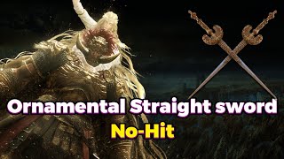 Ornamental straight sword | No Hitting Consort Radahn With Every Weapon 30/420 | Elden Ring