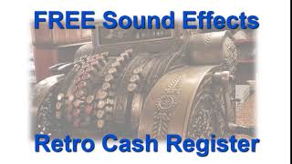 Vintage / Retro Cash Register Sound Effect - Royalty FREE Till Sound Effect (No Copyright)