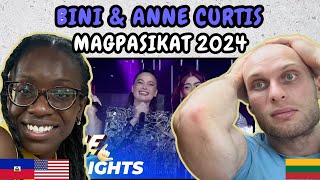 REACTION TO BINI & ANNE CURTIS - Live Performance on Magpasikat 2024 | FIRST TIME WATCHING