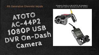 ATOTO S8 Add-On Dash Camera (AC-44P2) Installation and Review