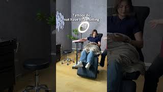 I create a comfortable environment for tattooing #tattooartist #tattoochair #tattoostudio #tatartist