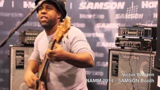 Victor Wooten - NAMM 2014 For Samson