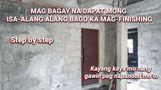 Mga dapat mong isaalang alang bago ka mag-finishing | upadate ng pag diy ng bahay