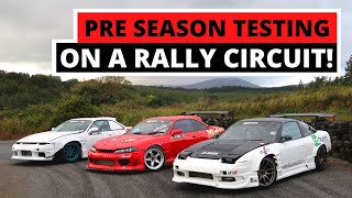 DRIFTING A RALLY CIRCUIT! | Preseason testing at Rally Connection