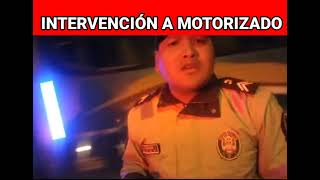 MOTORIZADO SOLICITA ORDEN DE OPERATIVO Y OFICIAL AL MANDO