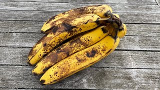 Ab heute wirst du immer braune Bananen im Haus haben / 5 EINFACHE Rezepte für überreife Bananen