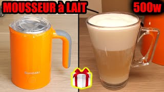 Mousseur à Lait Amazon Sunmaki 500W silencieux electrique pour nespresso Café Cappuccino Chaud froid