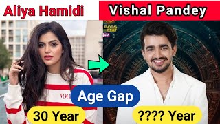 Vishal Pandey & Aliya Hamidi age gap 2024, Vishal Pandey age 2024, Aliya Hamidi age #biographygyan