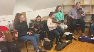 Con Moynihan ,Emma O Leary and young musicians no 2