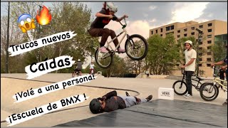 ¡Llevamos  colchones al skatepark para intentar trucos peligrosos en BMX! 🥊⚠️