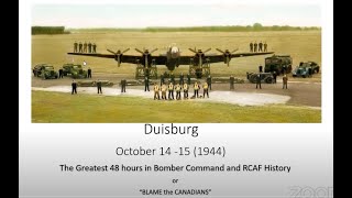 AAFR Webinar featuring a presentation by Karl Kjarsgaard on Duisberg 14-15 Oct 1944