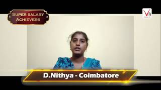 D.Nithya - Coimbatore | Super Salary Achievers | V3 Online TV