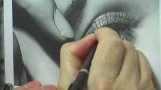 Airbrush Mel 26 - Eye 1 - How I use Transfer Paper