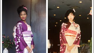 I inherited my mom’s old Kimono from her Coming of Age celebration • 母から引き継いだ振袖