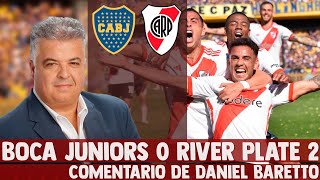 BOCA 0 RIVER 2 - Reacción de Daniel Baretto