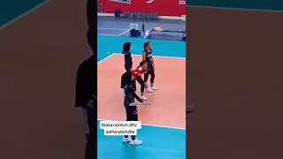 Warming up Megawati Hangestri P PON Jatim #redsparks #volleyball #volleyballworld