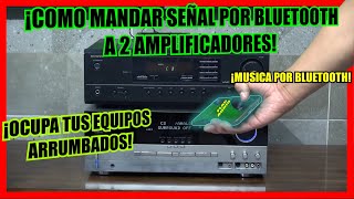 como conectar 1 amplificador a otro y controlarlos por bluetooth #tutorial