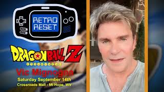 Vic Mignogna will be at Retro Reset on September 14th, 2024